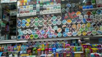 Cigarettes, Zyn and other brands of nicotine pouches | Richard B. Levine/Newscom