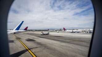 View from an airplane window | ANP/ZUMAPRESS/Newscom
