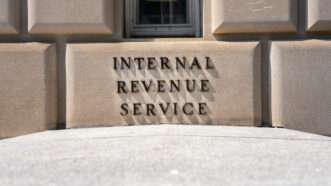 The sign outside of the Internal Revenue Service | Jen Golbeck/ZUMAPRESS/Newscom