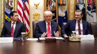 Marco Rubio, Donald Trump, and Pete Hegseth | CNP/AdMedia/SIPA/Newscom