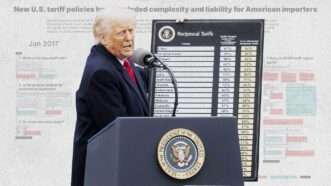 Donald Trump holding a tariff chart | Michael Brochstein | ZUMAPRESS | Newscom | Cato