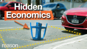 Parking in Guatemala has to be reserved by people on the street | Illustration: Adani Samat