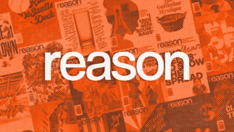 orange Reason covers tiled under the Reason logo | Illustration: Adani Samat