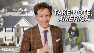 Andrew Heaton discusses how to improve American housing by looking at Japan housing | Illustration: Eddie Marshall