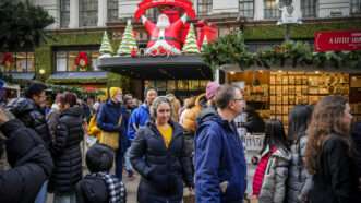 Shoppers outside of Macy's in New York City | Richard B. Levine/Newscom
