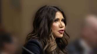 Kristi Noem | Illustration: Eddie Marshall | CNP| Admedia | SIPA | Newscom