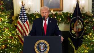 President Donald Trump delivering prime time address | Doug Mills - via CNP/Polaris/Newscom