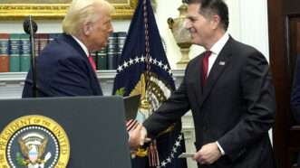 President Donald Trump and Michael Dell | CNP/AdMedia/SIPA/Newscom
