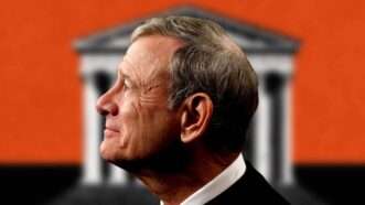 Chief Justice John Roberts | Illustration: Eddie Marshall | CNP | AdMedia |Newscom | Midjourney