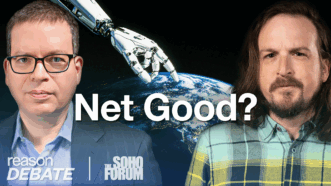 Technology authors Perry Metzger and Brian Merchant | Graphic by Adani Samat