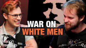 Robby Soave and Christian Britsgchi talk about the war on white men | Illustration: Eddie Marshall