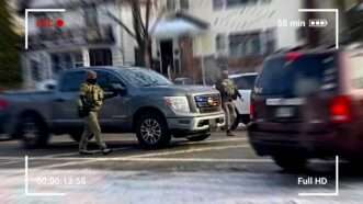 Still from video of Minneapolis ICE shooting | Illustration: Eddie Marshall | Blue Sky | Arbaz Bagwan