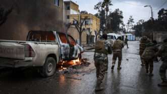 Syrian Army forces take control of Raqqa, Syria. January 19, 2026. | Qusay abd albari/SIPA/Newscom