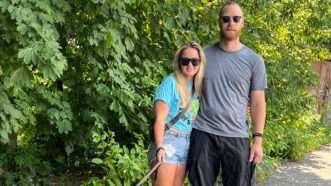 Seamus Culleton and his wife Tiffany Smyth | Credit: Tricia Kovacev via GoFundMe