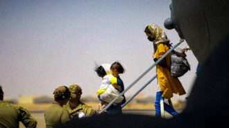Afghan evacuees arriving at Ali Salem Air Base, Kuwait | Photo: U.S. Air Force/Staff Sgt. Ryan Brook