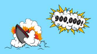 An illustration of a sinking boat | Photo: iStock