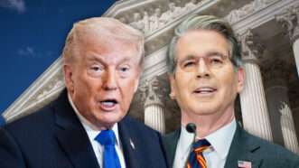 Donald Trump and Scott Bessent | Illustration: Michael Brochstein/ZUMAPRESS/Newscom/Jeffreyamen/Dreamstime