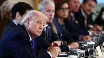 President Donald Trump meets with oil company executives at the White House in January 2026. | JIM LO SCALZO/UPI/Newscom
