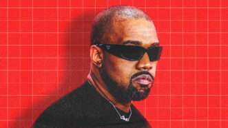 Kanye West against a red background | Javier Rojas/ZUMAPRESS/Newscom