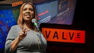 New York Attorney General Letitia James sues Valve | Illustration: Kyle Mazza, Kyle Mazza/ZUMAPRESS/Newscom/Timon Schneider/Dreamstime