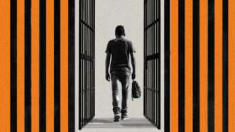 A man walking into a prison | Illustration: Midjourney