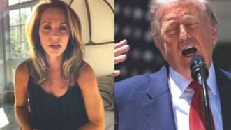 Nicole Saphier and Donald Trump | nicolesaphier_md/Instagram/Aaron Schwartz-Pool/ZUMAPRESS/Newscom