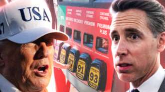 Trump-Hawley-5-18 | Eric Lee - Pool via CNP/Newscom/Tom Williams/CQ Roll Call/Newscom/Yuliia Koniaieva/Dreamstime