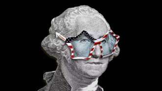 George Washington wearing star-shaped glasses | Picador