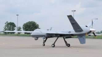An MQ-9 Reaper — the aircraft type that absorbed two confirmed total losses at Ali Al Salem on May 30, 2026 | US Air Force