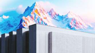 A data center, with the Himalayas in the background | Silicon Peaks/Midjourney