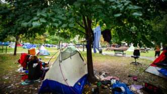 Homeless encampment | Photo: Rod Lamkey - CNP/picture alliance / Consolidated News Photos/Newscom