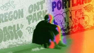 Illustration of an Oregon drug addict | Adani Samat