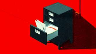 An open file cabinet with papers inside | Illustration: Midjourney