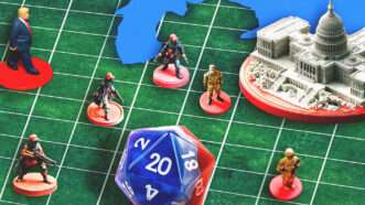 Board game of U.S. politics | Illustration: Adani Samat/Midjourney