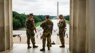 National Guard members on the National Mall | Photo: Samuel Corum/Sipa USA/Newscom