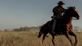 A man riding a horse | <em>Dutton Ranch</em>/Paramount+