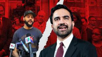 Elvis Arias and New York City Mayor Zohran Mamdani | Illustration: Anthony LaMesa/X/Michael Brochstein/ZUMAPRESS/Newscom/Les Cunliffe/Dreamstime