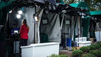 Reporters at the White House | Leigh Vogel/UPI/Newscom