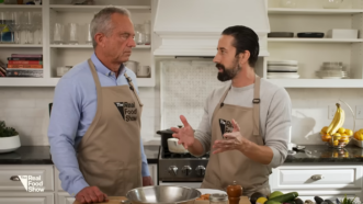Robert F. Kennedy, Jr. on a kitchen TV set | Secretary Robert F. Kennedy, Jr. on YouTube