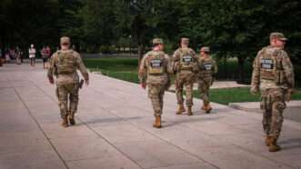 National Guard troops | Photo, left: Frédéric Marie/Alamy