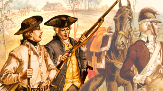 Founding-era militiamen | Virginia Militia/Neigborhood In Arms/Wikimedia Commons