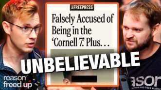 Christian Britschgi and Robby Soave discuss the Cornell rape case. | Illustration: Fatima Ruiz