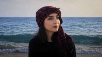 Najmeh Amini, by the ocean | Middle East Matters/Instagram