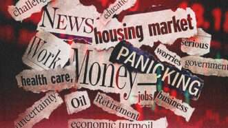 Economic crash headlines | Illustration: Engdao Wichitpunya/Zimmytws/Dreamstime
