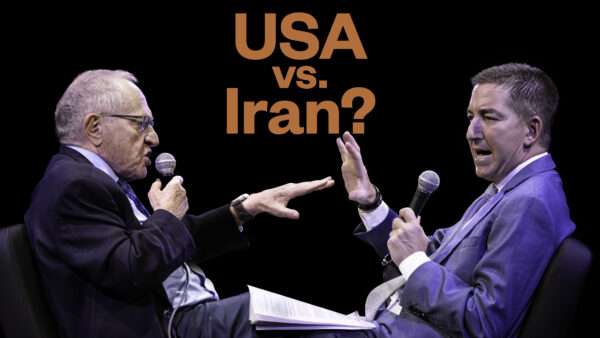 Alan Dershowitz and Glenn Greenwald face off in a debate on Iran | Photography and Illustration by Brett Raney