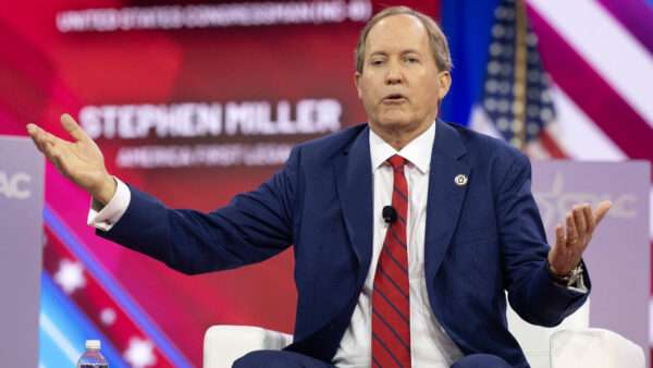 Texas Attorney General Ken Paxton speaks at the 2024 Conservative Political Action Conference | CNP/AdMedia/Sipa/Newscom