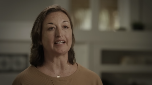 Woman featured in pro-Amendment 4 ad in Florida | screenshot from Floridians Protecting Freedom "Caroline" ad