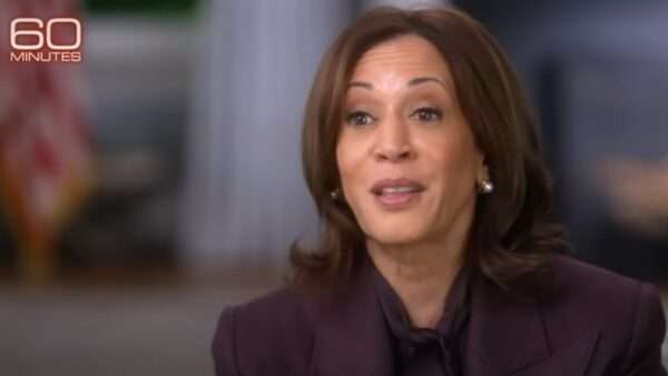 Kamala Harris during her 60 Minutes interview | CBS News