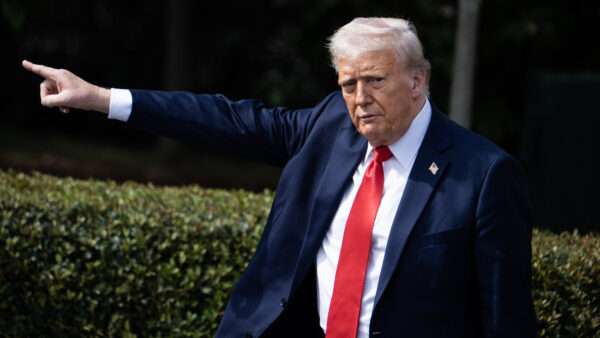 President Donald Trump on the South Lawn of the White House | Tom Williams/CQ Roll Call/Newscom
