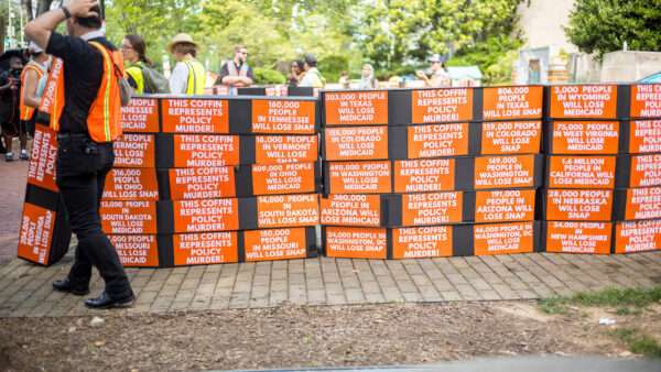 Anti-Medicaid cut protesters | Brian Branch Price/ZUMAPRESS/Newscom